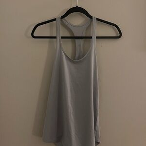 lululemon athletica Gray Racerback Tank Top